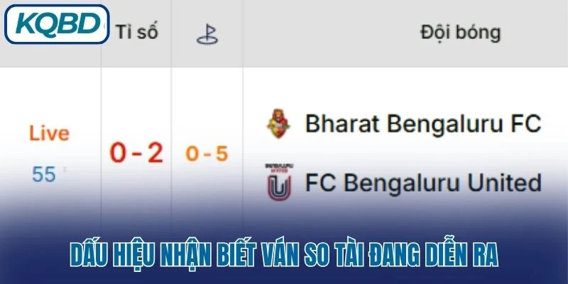 Dấu hiệu nhận biết ván so tài đang diễn ra